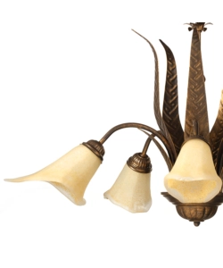 LAMPADARIO 5 LUCI ONLI "ALGA" BRONZO E14